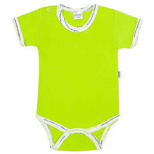 Kojenecké bavlněné body s krátkým rukávem New Baby Summertime holka, vel. 68 (4-6m), Zelená