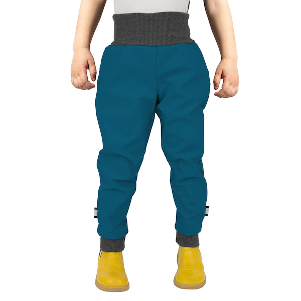 Unuo, Batolecí softshellové kalhoty s fleecem Street, Kobaltová Velikost: 80/86, vel. 86/92