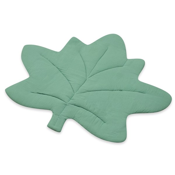 Mušelínová hrací deka New Baby Maple Leaf mint, Zelená