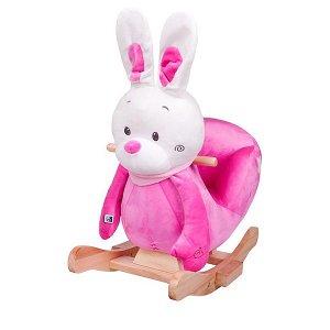 Houpací hračka s melodií PlayTo králíček růžová, Růžová