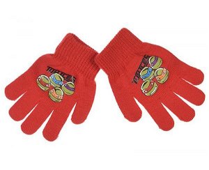 Prstové rukavice Želvy Ninja (ph4227), vel. 3-8 let, Červená