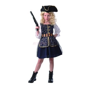 Šaty na karneval - pirátka, 110 -120 cm