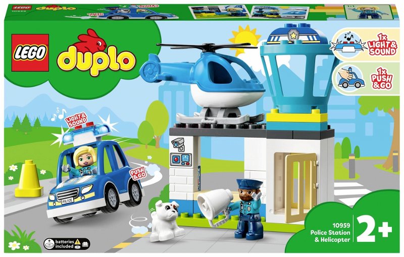 LEGO stavebnice LEGO® DUPLO® 10959 Policejní stanice a vrtulník