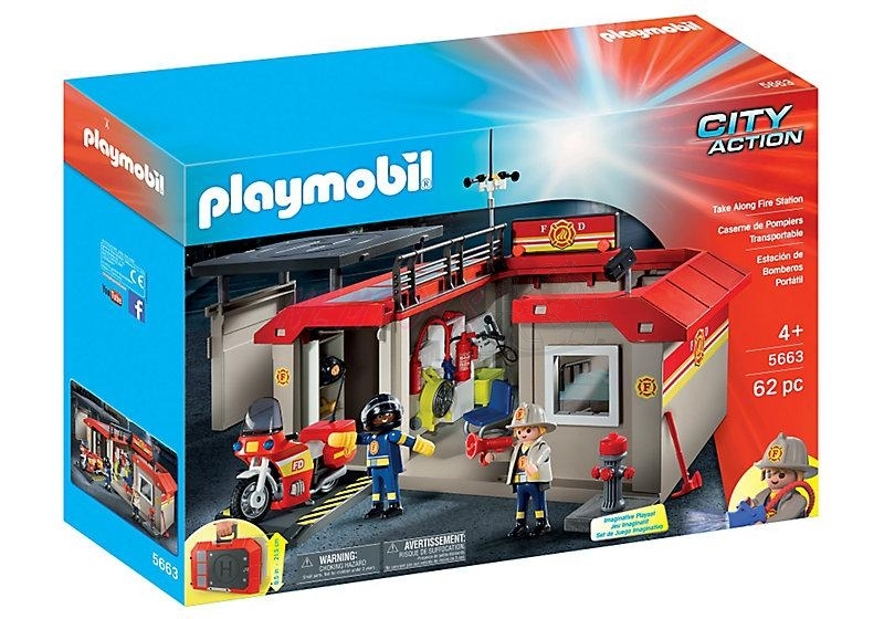 Playmobil 5663 přenosná požární stanice