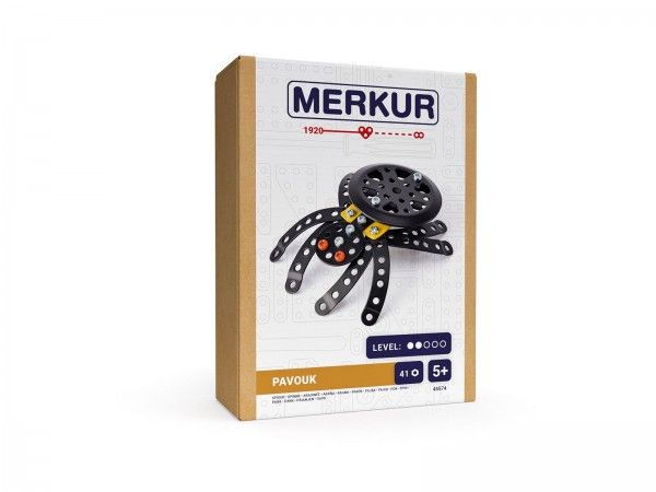 Merkur Toys Stavebnice MERKUR Pavouk 41ks v krabici 13x18x5cm