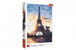 Trefl Puzzle Paříž o soumraku 1000 dílků 48x68,3cm v krabici 27x40x6cm