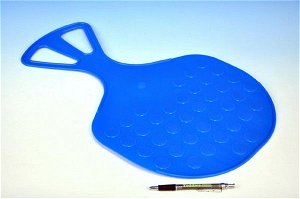 Kluzák Mrazík plast 58x35cm modrý