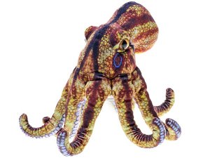 Mikro Trading Chobotnice plyšová 26cm 0m+ v sáčku