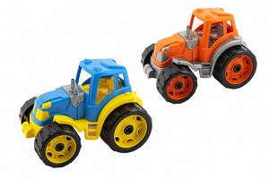 Teddies Traktor 24x16cm plast na volný chod 2 barvy 12m+