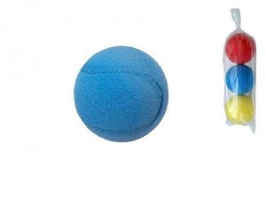LORI Soft míč na softtenis pěnový průměr 7cm 3ks v sáčku