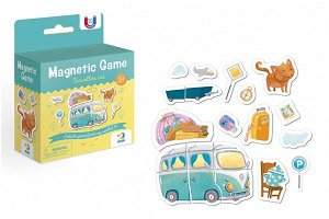 DODO Magnetická hra Kočka + cestování plast 20ks v krabičce 10x14x5cm