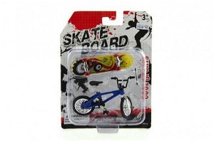 Teddies Skateboard prstový s kolem plast 10cm asst mix druhů na kartě