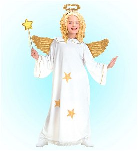 Epline Kostým anděl 4-5 let svatozář