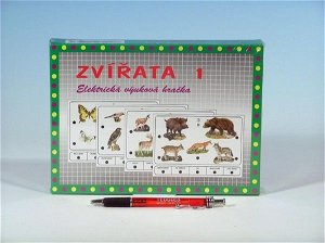 Voltik toys Zvířata 1 společenská hra na baterie v krabici 22x16x3cm