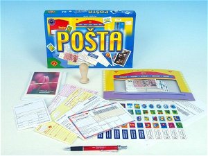 PEXI Pošta vzdělávací společenská hra v krabici  28,5x19x3,5cm