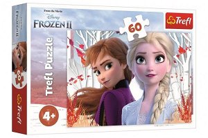 Trefl Puzzle Ledové království II/Frozen II 60 dílků 33x22cm v krabici 21x14x4cm