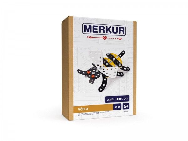 Merkur Toys Stavebnice MERKUR Včela 55ks v krabici 13x18x5cm