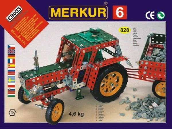 Merkur Toys Stavebnice MERKUR 6, 100 modelů 940ks