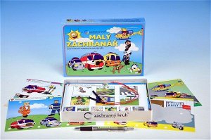 Voltik toys Malý záchranář společenská hra na baterie v krabici 22x16x3cm
