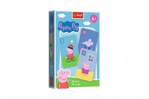 Trefl Černý Petr Prasátko Peppa/Peppa Pig společenská hra - karty v krabičce 6x9cm 20ks v boxu