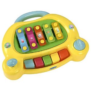 HTI Toys Prasátko Peppa Piano - žluté