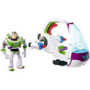 Mattel Toy Story Vesmírná loď a Buzz Rakeťák