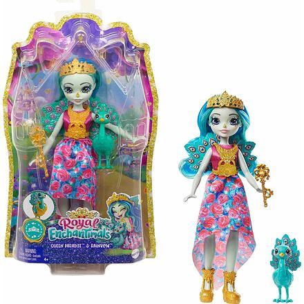 Mattel Enchantimals panenka se zvířátkem - Queen Paradise