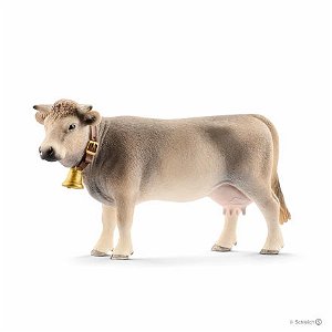 Schleich 13874 Kráva plemene hnědého skotu