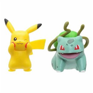 Jazwares Pokémon figurky Pikachu a Bulbasaur