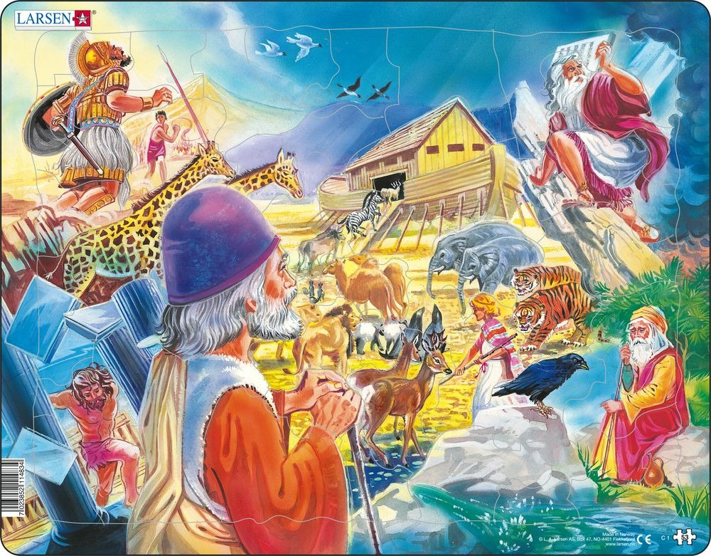 Larsen Puzzle Bible - Noe 53 dílků
