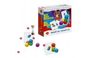 PEXI Paměť 3D společenská hra v krabici 20x18,5x5,5cm