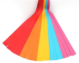 RMS Sada barevných papírů proužky
