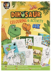 Craft Creative Kniha plná aktivit A4 Dino