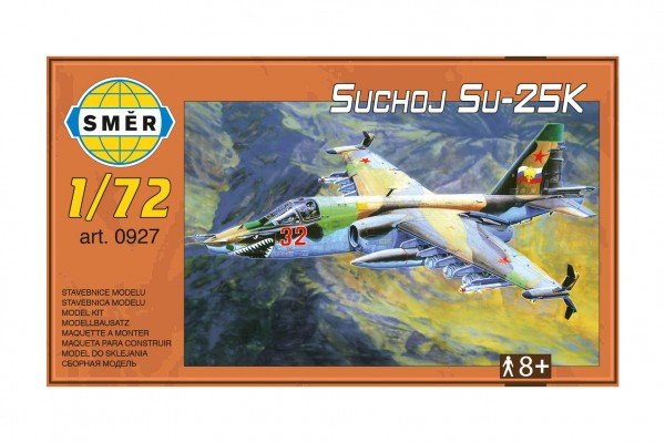 Směr Model Suchoj Su-25K 21x20cm v krabici 25x14x4,5cm