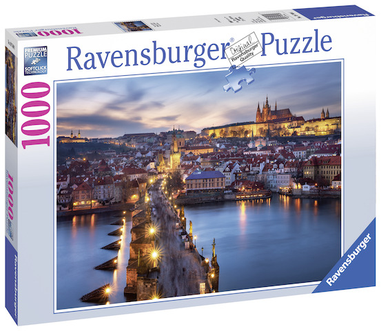 Ravensburger Puzzle Praha v noci 1000 dílků