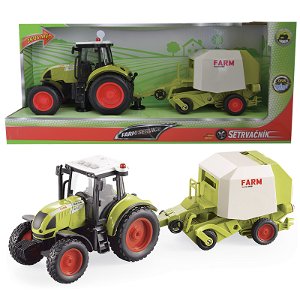 Farm service - Traktor s přívěsem 1:16
