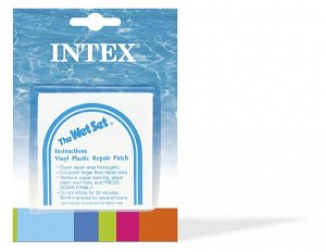 Intex Záplata samolepící opravná sada k nafukovačkám 6ks na kartě 12x16cm