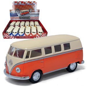 Sparkys Kovový model - Autíčko 1962 Volkswagen Classical Bus (Ivory Top)
