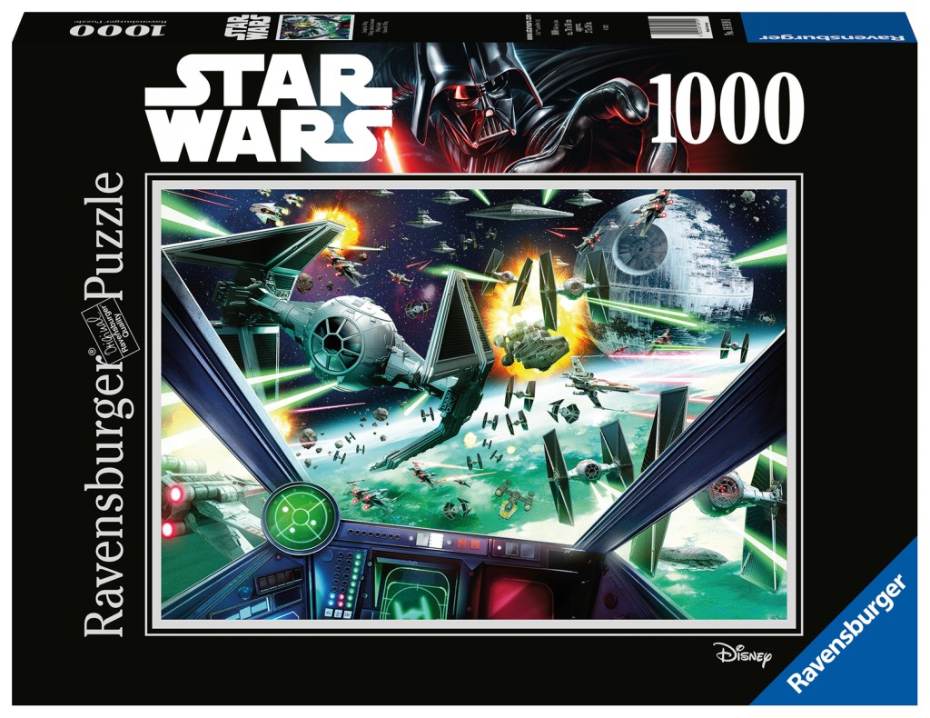 Ravensburger Puzzle Star Wars: X-Wing Kokpit 1000 dílků