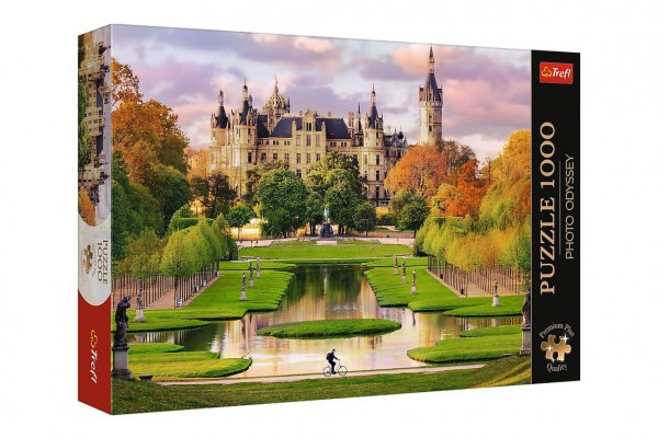 Trefl Puzzle Premium Plus - Photo Odyssey: Zámek Schwerin, Německo 1000 dílků 68,3x48cm v krab 40x27cm