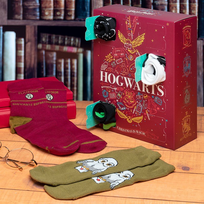 EPEE merch Adventní kalendář Harry Potter - ponožky 2021