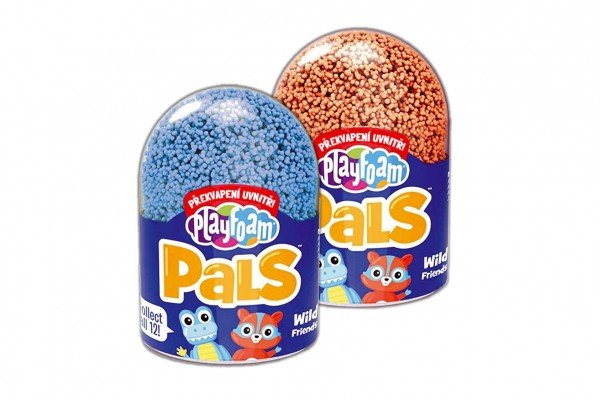 PEXI PlayFoam® PALS Modelína/Plastelína kuličková Kámoši 6 barev v pl. krabičce 9x6,5cm (1 ks)