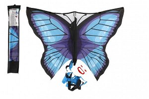 Teddies Drak létající motýl nylon 100x70cm v látkovém sáčku 11x58x2cm