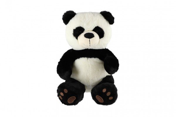 Teddies Panda medvěd/medvídek plyš 35cm v sáčku 0+