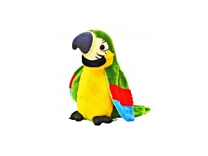 TIP! Interaktivní mluvící papoušek - opakující plyšák Barva: Zelená