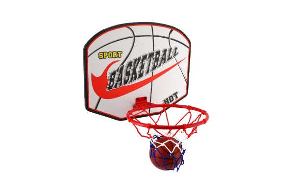 Teddies Basketbalový koš míčem a pumpičkou skladem