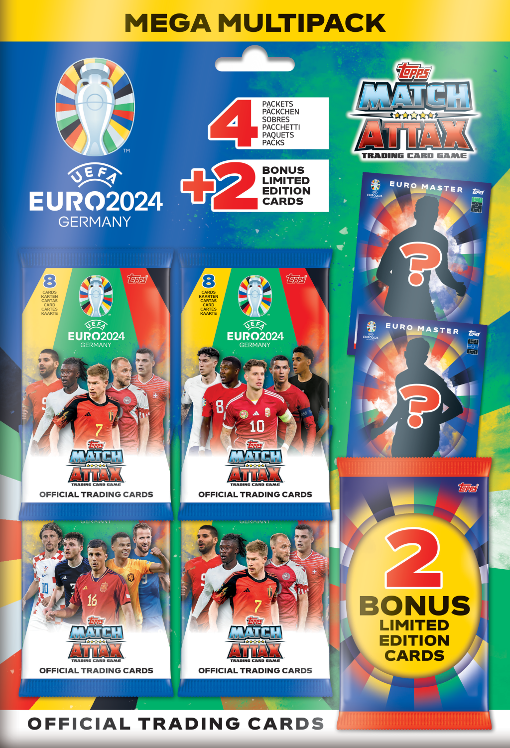TOPPS Euro 24 Match Attax Packet - balíček karet