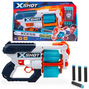 ZURU X-SHOT EXCEL XCESS TK 12 s dvěma otočnými zásobníky a 16 náboji