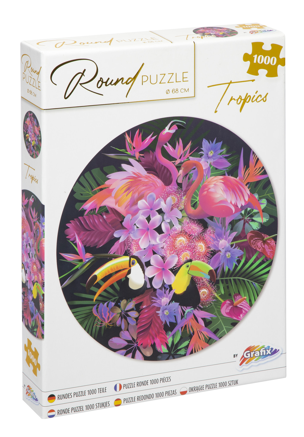 Craft Creative Puzzle kulaté Tropic 1000 dílků