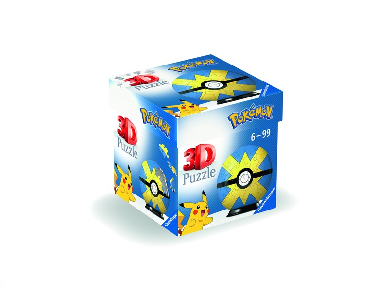 Ravensburger Puzzle-Ball 3D Pokémon: 54 dílků Quick Ball